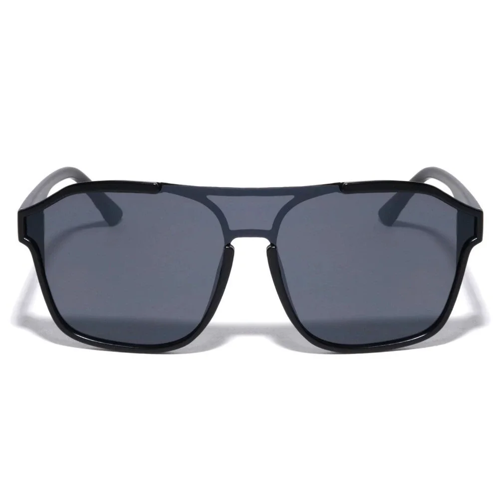 Women‎ UV400 Protection Square Lentes Shield Sunglasses Flat Top Fashion Shades